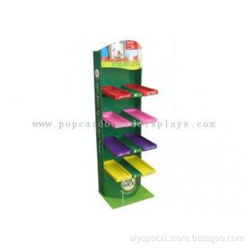 Cardboard Floor Displays ENFD0114 Custom Colorful Pop Floor